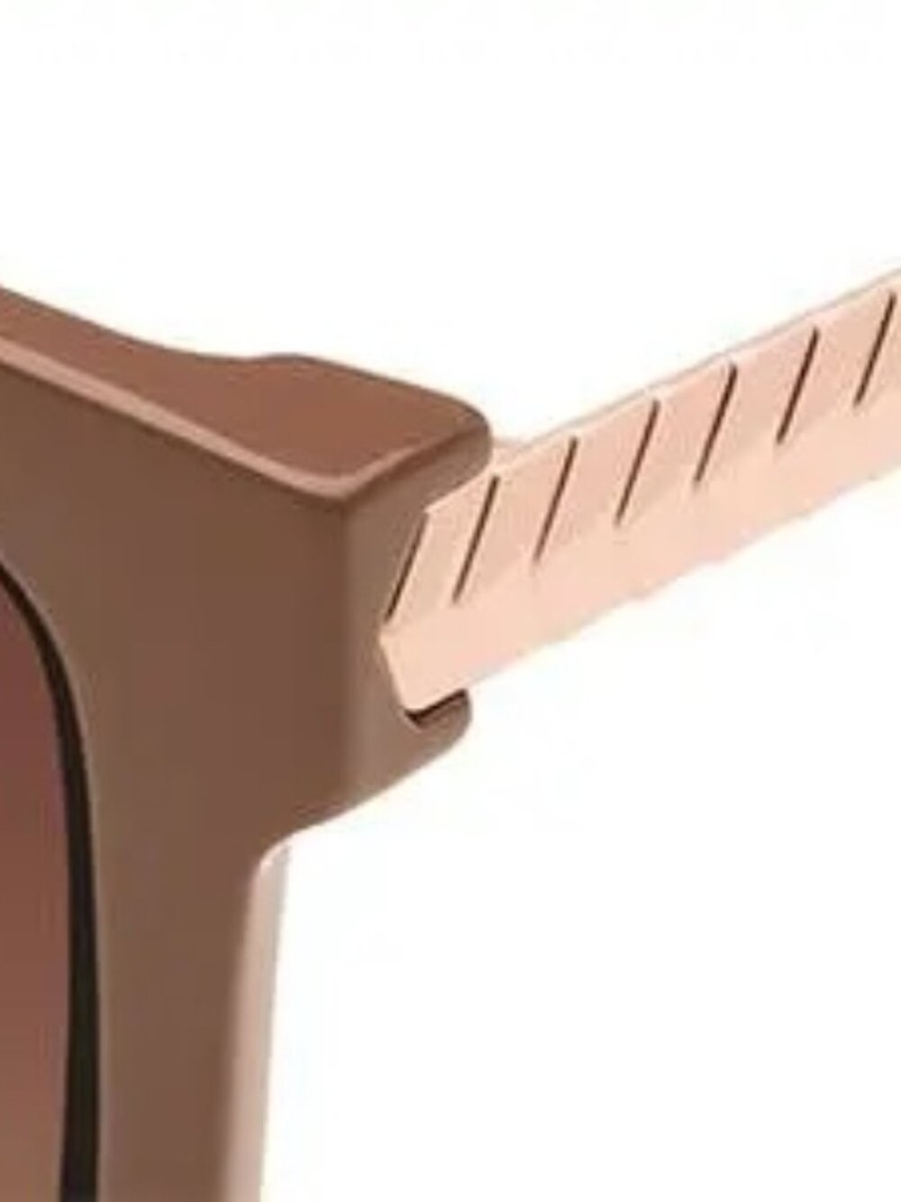 QUAY Coffee Run - Oat frame / Brown Polarized lens Sunglasses- NWT - Picture 3 of 11